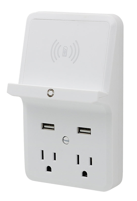 Powerzone Orpbuwc01 Outlet Tap, 2 Gang