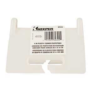 Keeper 89324 4" Plastic Corner Protector, 1 Count (Pack of 1)