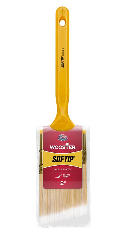 Wooster Brush Q3208-2 Softip Angle Sash Paintbrush, 2-Inch - New Version