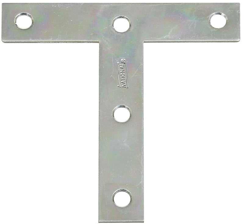 National Hardware 4 in. H X 3/4 in. W X 4 in. L Zinc-Plated Steel T Plates