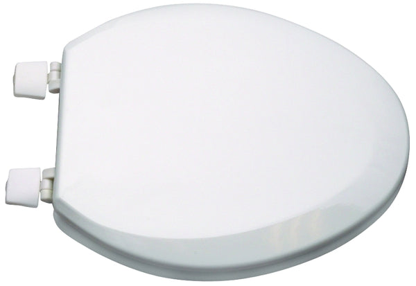 Mintcraft T-19WM-3L Toilet Seat White MDF Molded Fiberboard