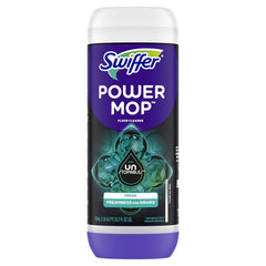 Swiffer PowerMop Floor Cleaning Solution with Unstopables Fresh Scent, PowerMop Refills, Floor Cleaner for Mopping, 25.3 fl oz, 2 Pack 030772128718