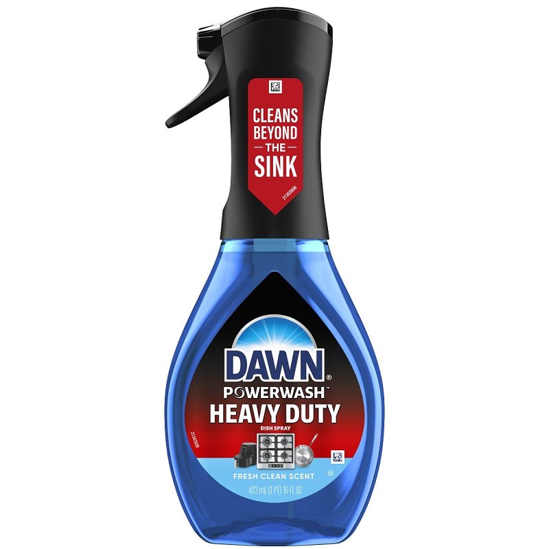 Dawn Powerwash Heavy Duty Dish Spray All-Purpose Cleaner and Degreaser, 16 oz. Spray Bottle
