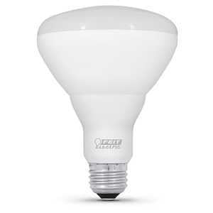 Feit Electric BR30 LED Light Bulbs, 65W Equivalent, Dimmable, E26 Standard Base, 80 CRI, 650 Lumens, 5000K Daylight, 120V, 10 Years Lifetime, Damp Rated, 12 Pack, BR30DM85010KLEDMP/12
