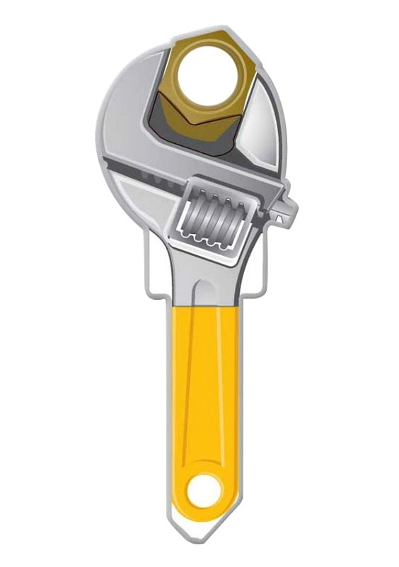 Lucky Line Key Shapes, Wrench, House Key Blank, KW1/11, 1 Key (B123K)