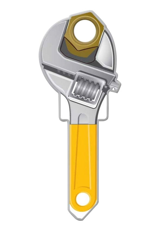 Lucky Line Key Shapes, Wrench, House Key Blank SC1, 1 Key (B123S)
