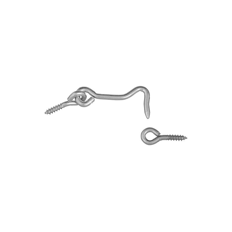 National Hardware N117-911 Hooks & Eyes, 2", Zinc Plated
