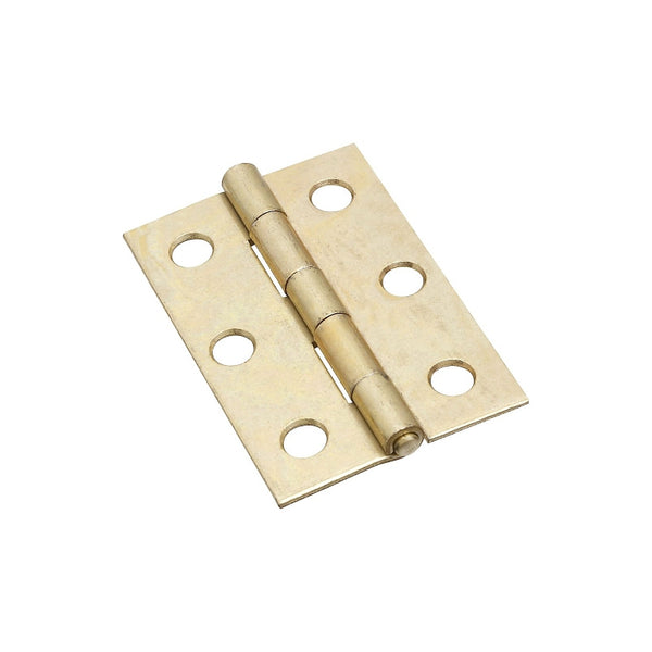 National Hardware N146-290 V518 Non-Removable Pin Hinges in Brass, 2 pack