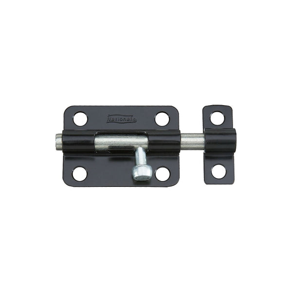 National Hardware Barrel Bolt Black 3" N151-522