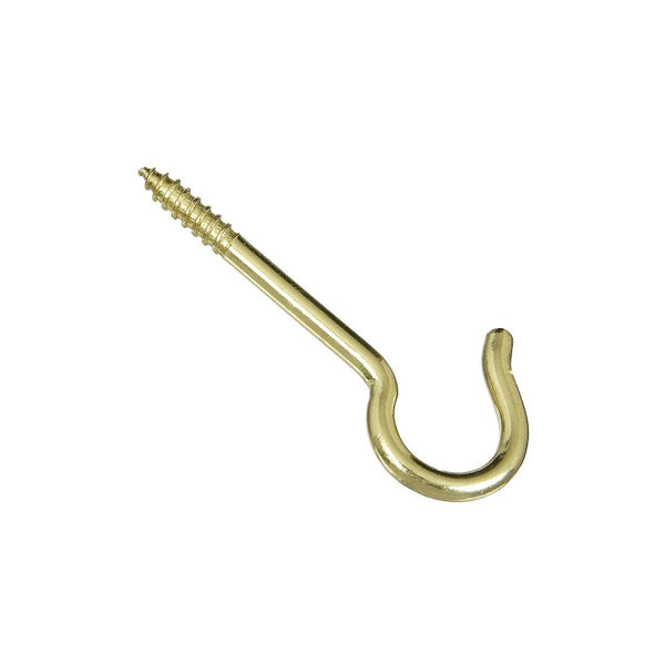 National Hardware N192-286 V2041 Ceiling Hooks - Solid Brass in Solid Brass, 3 pack