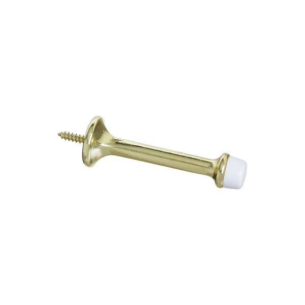 National Hardware N199-372 V236 Rigid Door Stops in Brass, 2 pack