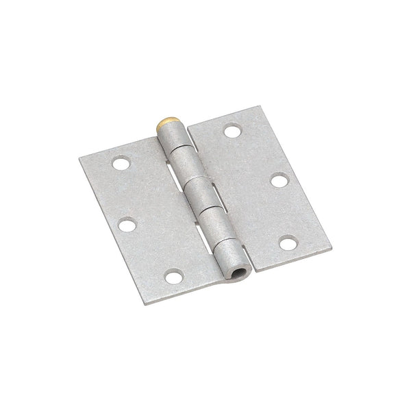 National Hardware N208-843 V504 Removable Pin Broad Hinges in Galvanized, 2 pack,3-1/2 Inch