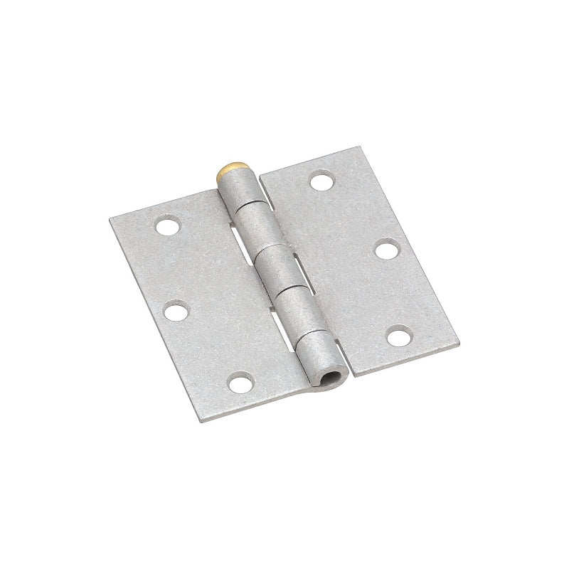 National Hardware N208-843 V504 Removable Pin Broad Hinges in Galvanized, 2 pack,3-1/2 Inch
