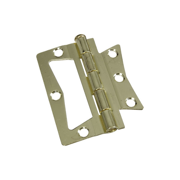 National Hardware N244-780 V535 Surface-Mounted Hinges in Brass, 2 pack