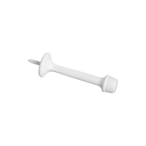 National Hardware N248-419 V236 Rigid Door Stops in White, 2 pack,3 Inch