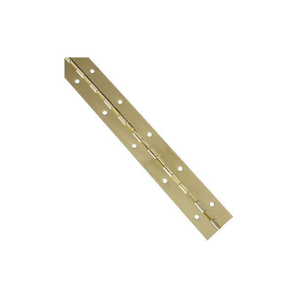 National Hardware N265-363 V570 Continuous Hinge in Brass,1-1/2" x 12"