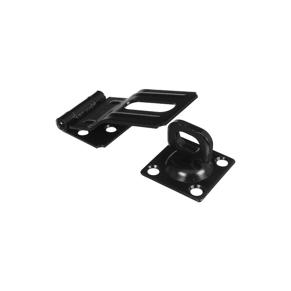 National Hardware N305-979 V32 Swivel Staple Safety Hasp in Black