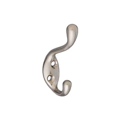 National Hardware N331-009 V166 Heavy Duty Coat and Hat Hook in Satin Nickel