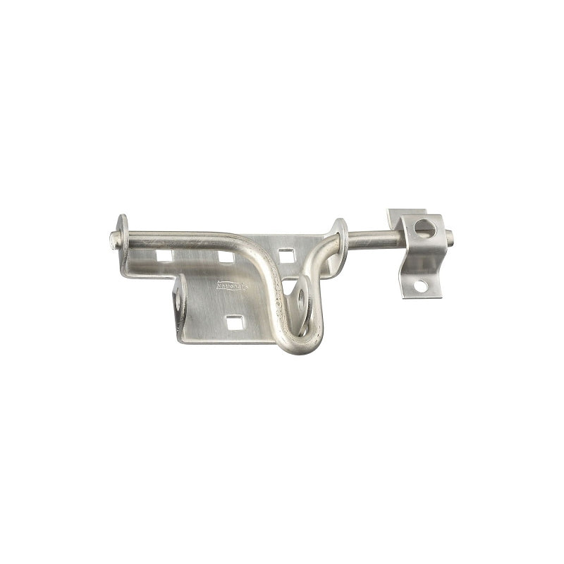 National Hardware N342-659 Sliding Bolt Door and Gate Latch, 0, Stainless Steel