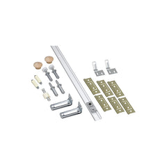 National Hardware N343-723 Complete Double Folding Door Hardware Set, 48-Inch, White, For Indoor Use, Boxed