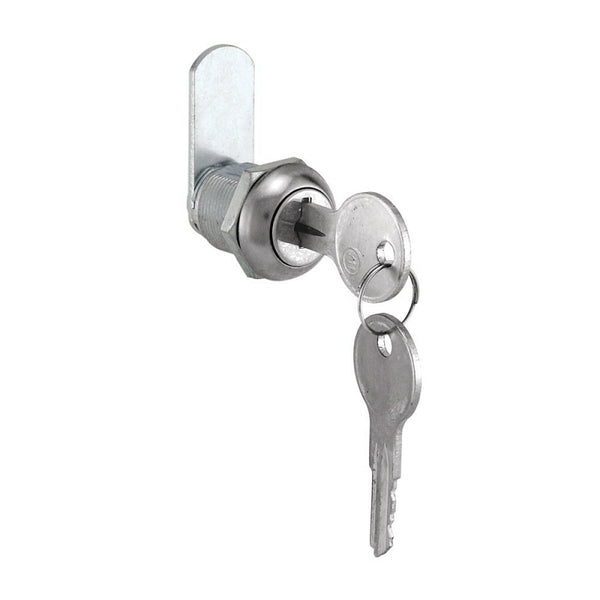 Defender Security U 9941 (Keyed Different) Drawer and Cabinet Lock - Secure Important Files and Drawers, 5/8 In., Diecast, Fits on 5/16 In. Max Panel Thickness, Stainless Steel (1 Kit)