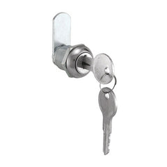 Defender Security U 9941 (Keyed Different) Drawer and Cabinet Lock - Secure Important Files and Drawers, 5/8 In., Diecast, Fits on 5/16 In. Max Panel Thickness, Stainless Steel (1 Kit)