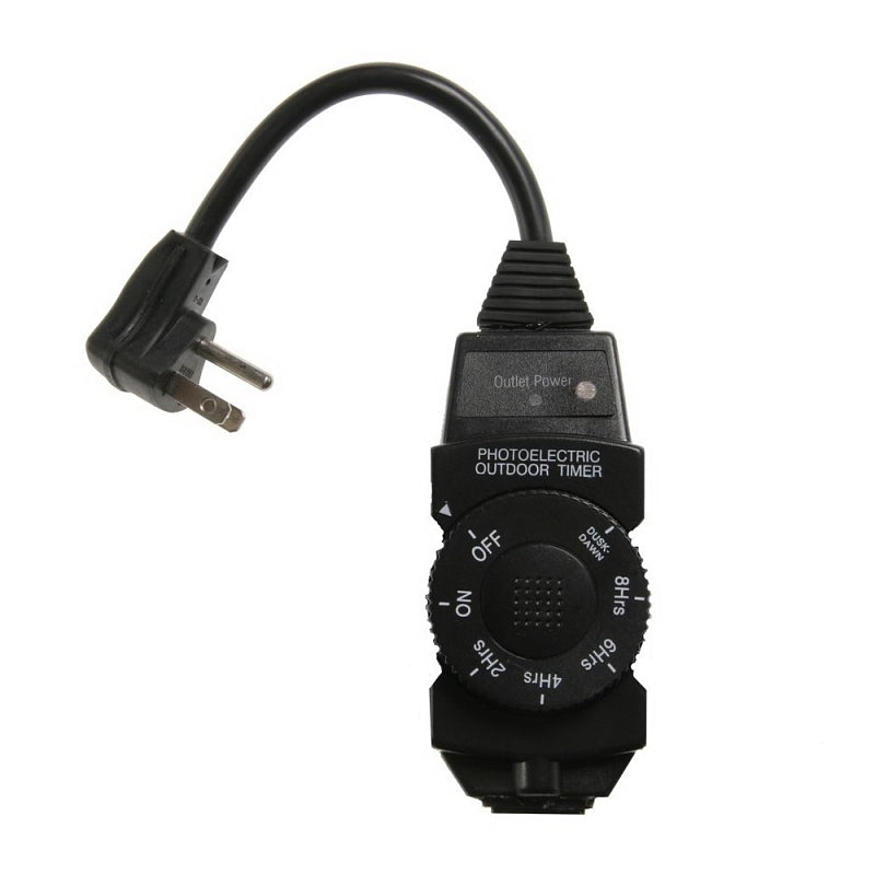 Westek TM142DOLB Photocell Timer, Black