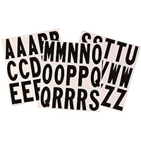 Hy-Ko Products Hy-Ko Letras (Letters) Black Self-Adhesive 2" MM-17L