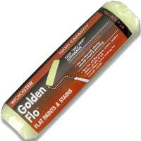 WOOSTER RR664-9 Paint Roller Cover, 1-1/4 in Thick Nap, 9 in L, Fabric Cover, Yellow