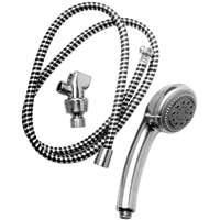 Plumb Pak PP828-52 Handheld Shower Head, 2 gpm, 5-Spray Function, Polished Chrome