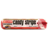 Wooster R209-9 9 inch Brush R209 Candy Stripe Roller Cover 1/4 inch Nap, Pack of 1