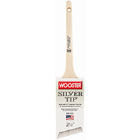 WOOSTER 5224-2-1/2 Paint Brush, 2-1/2 in W, 2-11/16 in L Bristle, Polyester Bristle, Sash Handle