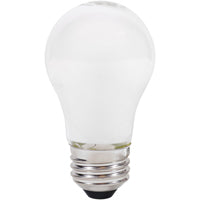 Sylvania 40762 Natural LED Bulb, General Purpose, A15 Lamp, 40 W Equivalent, E26 Lamp Base, Dimmable, Frosted
