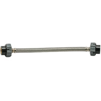 FLUIDMASTER Click Seal Series B1F30CS Water Supply Connector, 3/8 x 1/2 in, Compression x FIP, Polymer/Stainless Steel