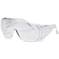 Jackson Clear Safety Glasses, Wraparound 25646