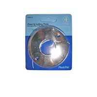 Plumb Pak PP857-1 Floor and Ceiling Plate, 3-1/2 in W, Chrome