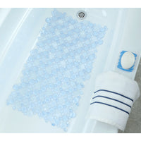 SlipX Solutions Burst of Bubbles Bath Mat - Light Blue 06772