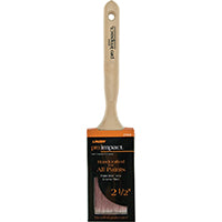 Linzer WC 2164-2.5 Paint Brush, 2-1/2 in W, 2-3/4 in L Bristle, Polyester Bristle, Sash Handle