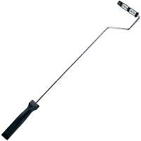 WOOSTER Jumbo-Koter RR014 Roller Frame, 4-1/2, 6-1/2 in L Roller, Polypropylene Handle, Threaded Handle