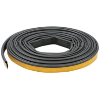 MD Building Products 68668 1/2-Inch by 20-Feet Silicone Door Seal, 1/2&quot x 20', Black|Blacks