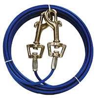 Warren Pet Products 20ft Tie-Out Cable for Medium to Large Dogs Q232000099