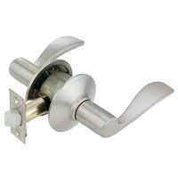 Schlage F10 ACC 619 Accent Door Lever, Hall & Closet Passage Lock, Satin Nickel