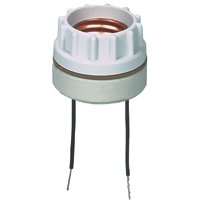 EATON 609-BOX Arrow Hart Keyless Lamp holder, 660 W, Medium, Porcelain, White