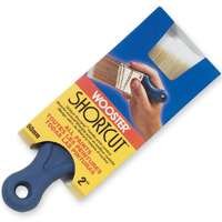 WOOSTER Q3211-2 Paint Brush, 2 in W, 2-3/16 in L Bristle, Synthetic Fabric Bristle, Sash Handle