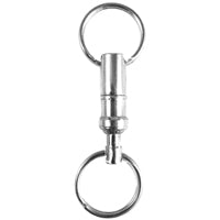 HY-KO PROD Pull Apart Key Ring, Silver (KC116)