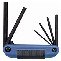 Eklind Tool 25161 Metric 7pc Ergo-Fold Hex Key Set 3mm to 10mm - Large, 6-Piece Set (3mm to 10mm)