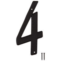 ProSource N-014-PS House Number, Character: 4, 4 in H Character, 2.28 in W Character