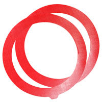 Keeney K836-94 Seal Kit, 3 in Dia, Red, For: American Standard Champion 3 or Kohler Class 5 and 6 Toilets