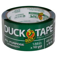 Duck 761288 Duct Tape, 10 yd L, 1.88 in W, Silver