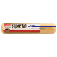 WOOSTER R240-14 Paint Roller Cover, 1/2 in Thick Nap, 14 in L, Fabric Cover, Golden Yellow